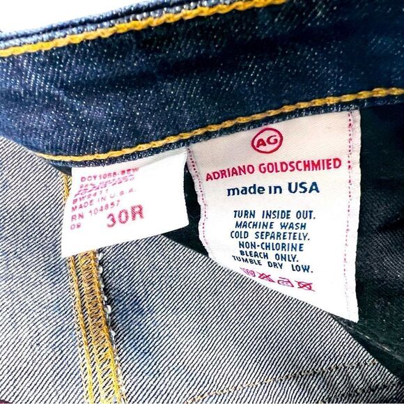 Adriano Goldschmied Jeans Blue Size 30 R - Picture 5 of 5